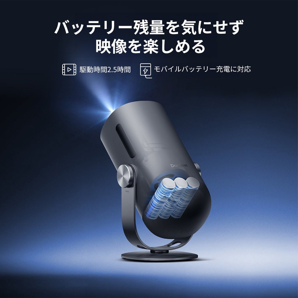 [レンタル] ダンベイ (Dangbei) Freedo Projector＋Power bank bundle DBOD03-ACPB01 モバイルプロジェクター - 4