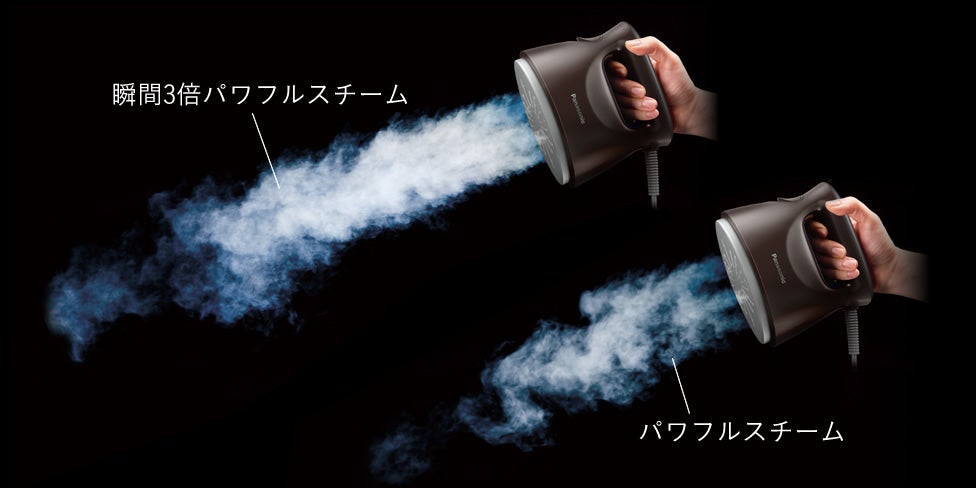 [レンタル] パナソニック 衣類スチーマー NI-FS570 ダークブラウン - 2