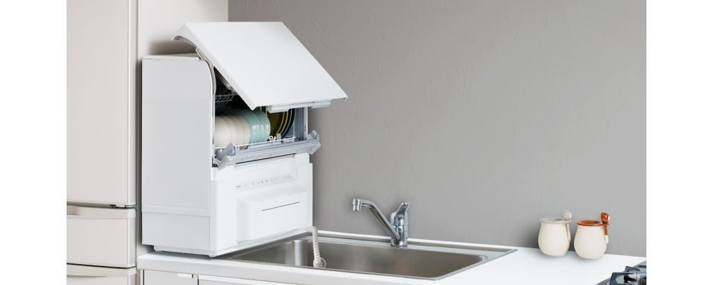 [レンタル] [～食器24点]パナソニック スリム食器洗い乾燥機 NP-TSP1 工事不要 タンク式 4人分 - 9