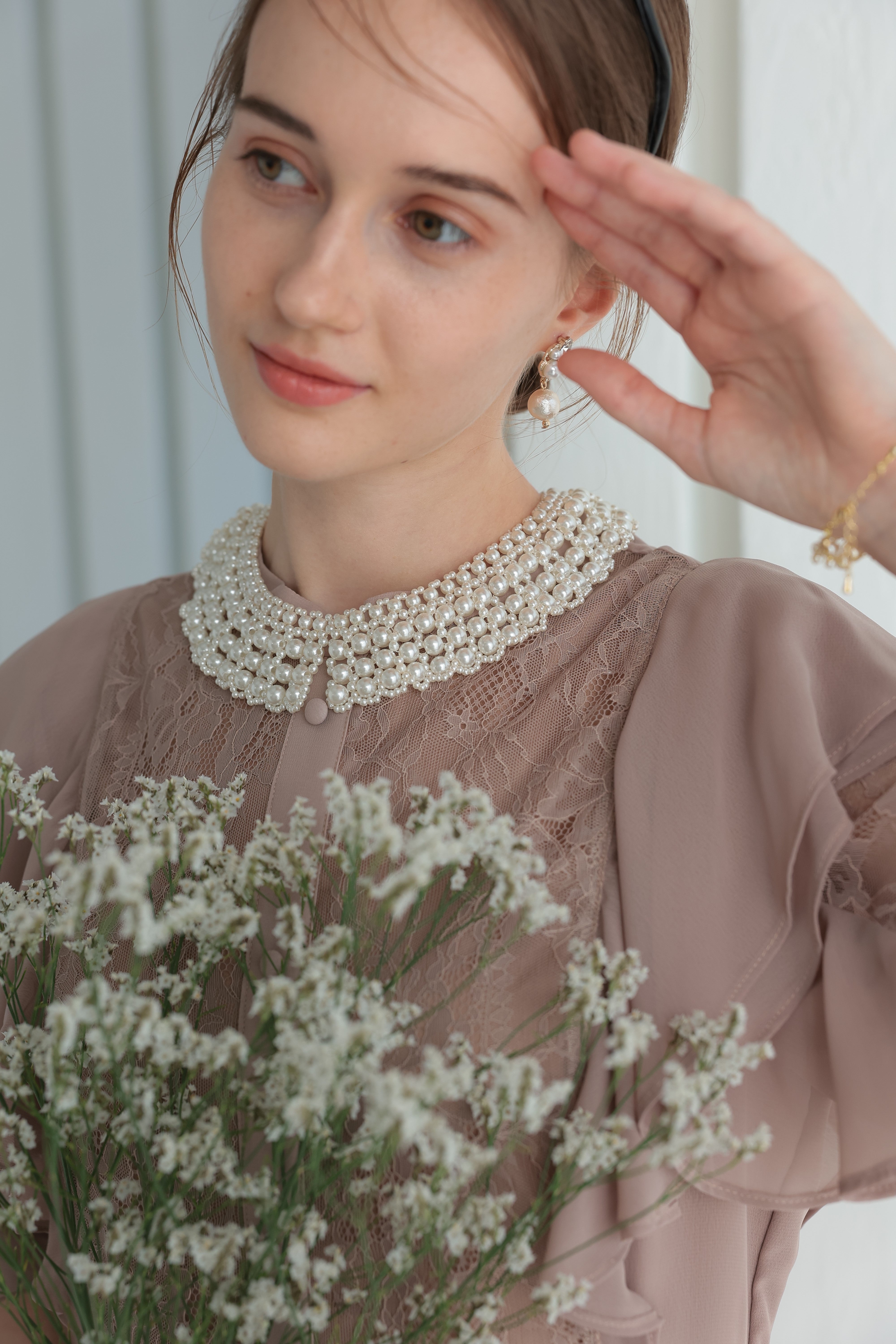 [レンタル] アートマリー つけ襟パールネックレス ホワイトの宅配レンタル - 6