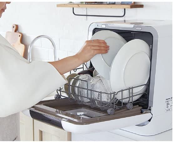 [レンタル] [～食器18点]東芝 卓上型食器洗い乾燥機 DWS-33A 工事不要 タンク式 3人分 - 4