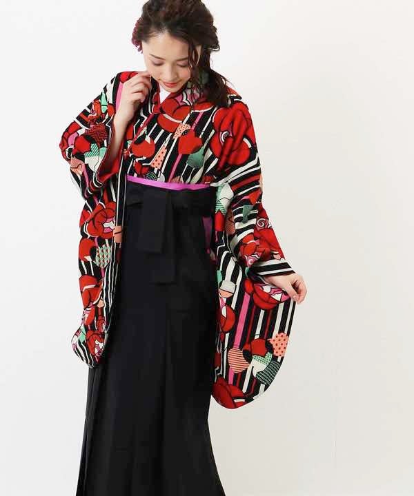 [レンタル] 【対応身長157cm～165cm】卒業式 袴 レンタル フルセット 女性 袴セット-1239の宅配レンタル - 17