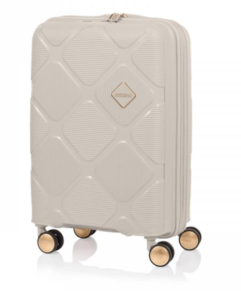 [レンタル] [1-3泊向けサイズ]アメリカンツーリスター インスタゴン スピナー55EXP 35L/拡張時42Lハード スーツケース クリーム