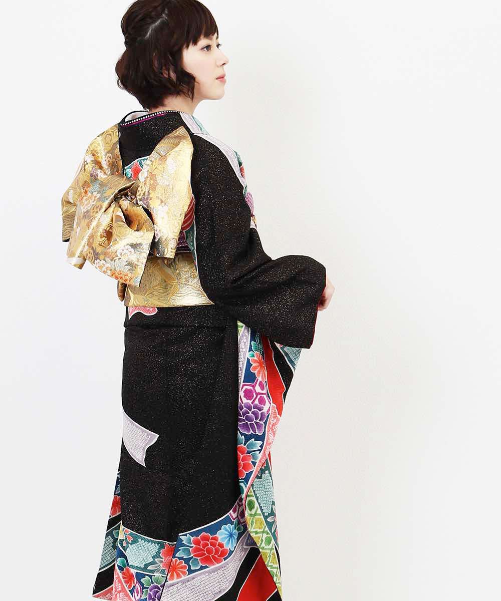 [レンタル] 【対応身長155-170cm】レンタル振袖フルセット-195の宅配レンタル - 14