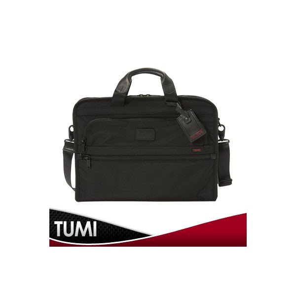 メンズ トゥミ Alpha スリムラージスクリーン ビジネスバッグ