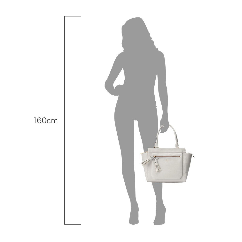 [レンタル] レディース ランバン オン ブルー ピレネー リボンタッセル トートバッグ - 6