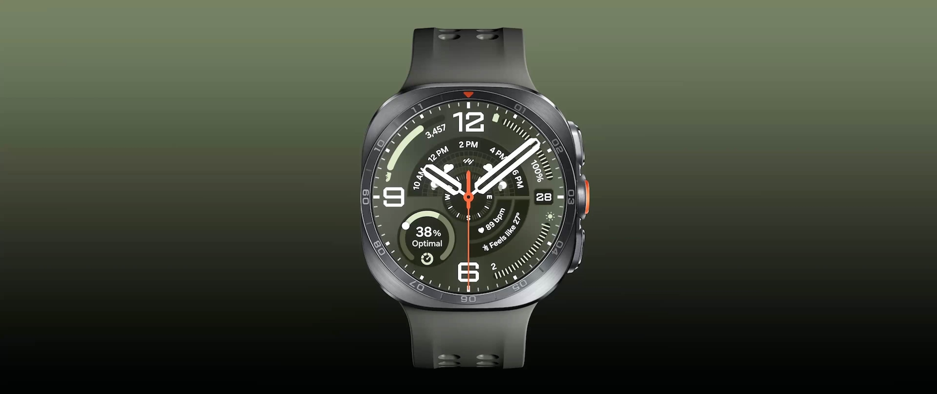 サムスン(Samsung) Galaxy Watch Ultra2(LTE, 47mm) パフォーマンス 本体正面 - 21