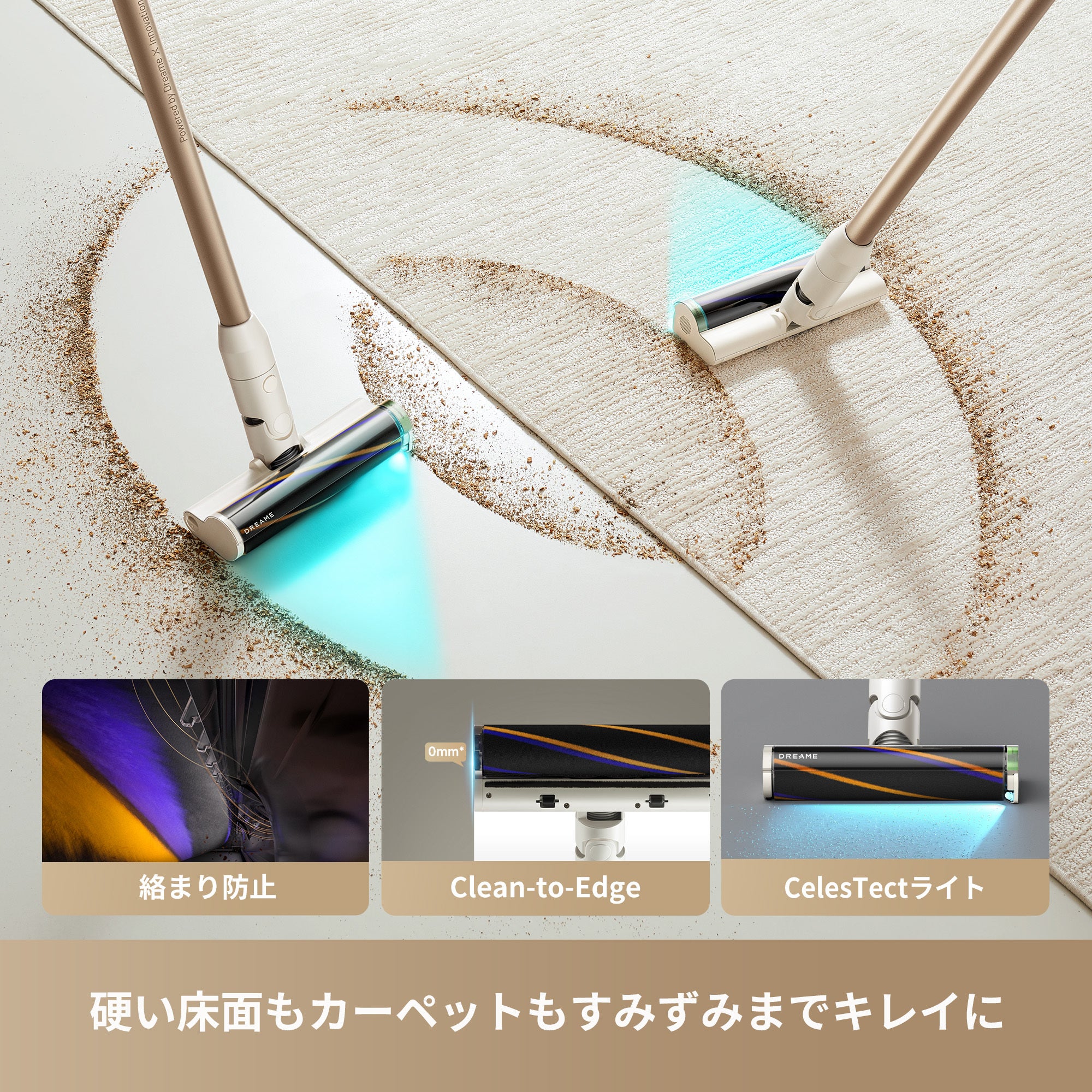 [レンタル] Dreame コードレススティッククリーナー X1 Slim Cordless Stick Vacuum - 4