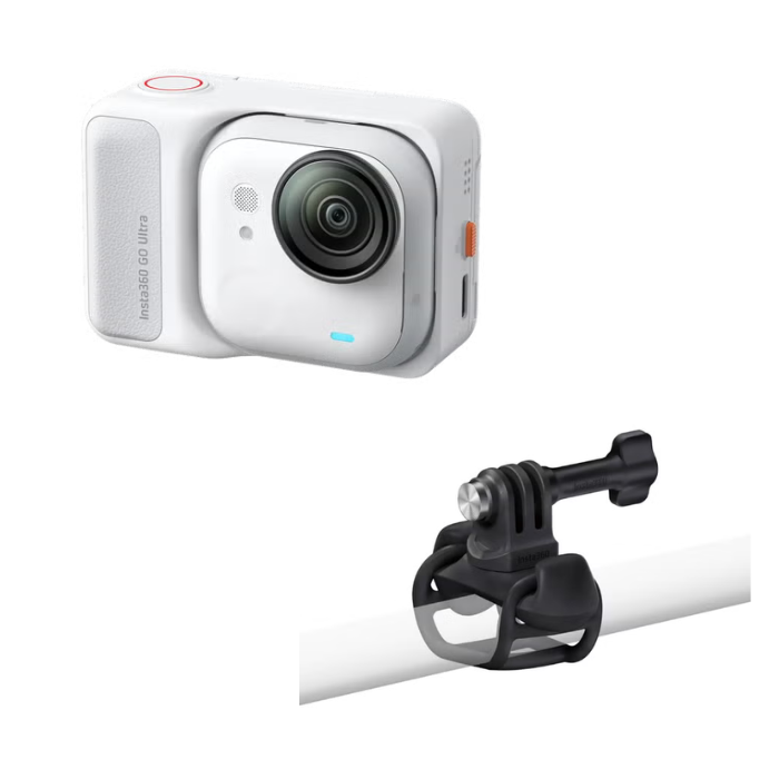 Insta360 GO Ultra ＆フレキシストラップマウント アクションカメラ ホワイト