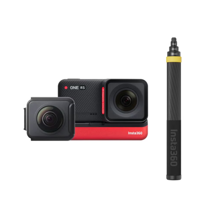 Insta360 ONE RS 4Kブーストレンズ+360度レンズモジュール Insta360がモジュール式アクションカメラ「Insta360 ONE RS」を