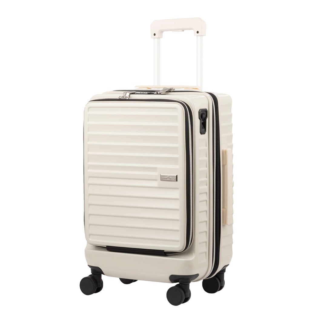 [レンタル] [1-3泊向けサイズ]LEGEND WALKER 5208 マリブ 35L/拡張時46L ハードスーツケース アイボリー