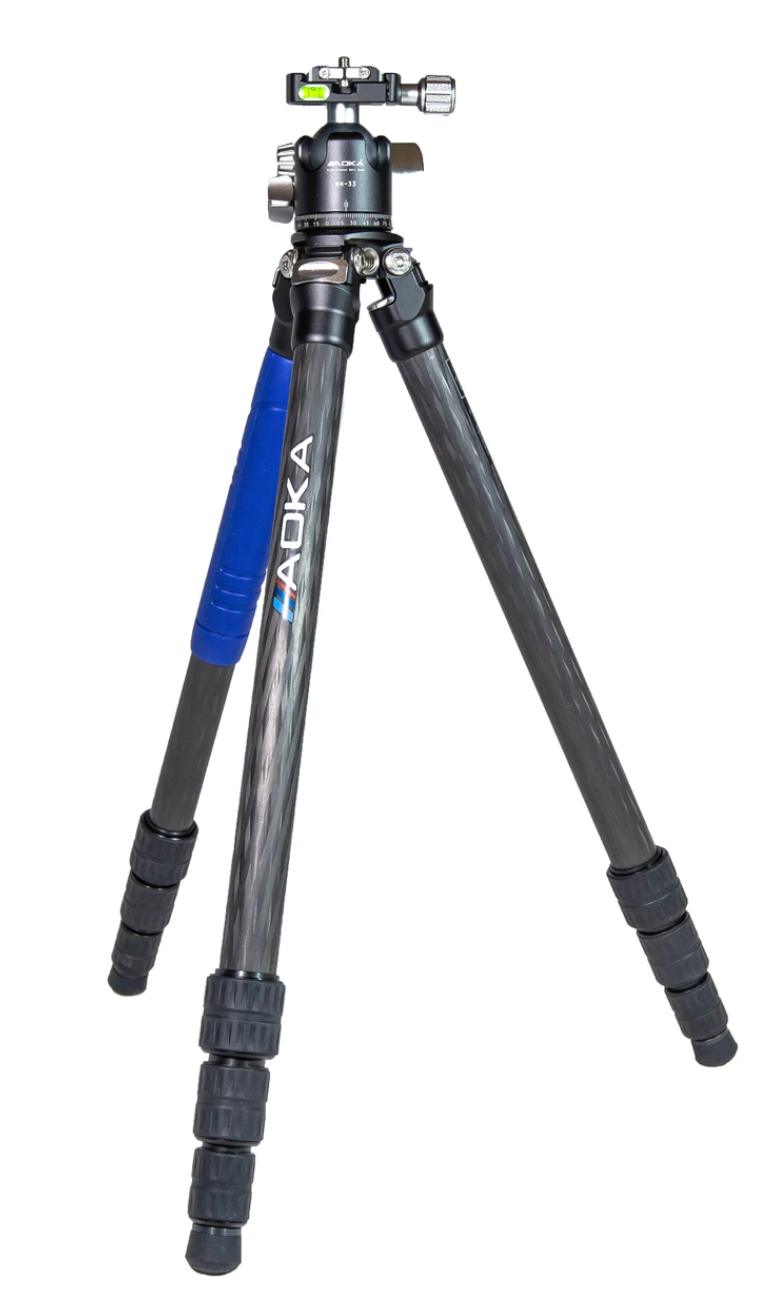 AOKA エクスプローラー三脚 カーボン 4段 KF254C＋BH33