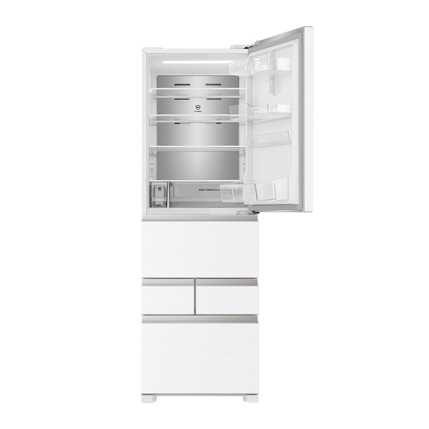 [レンタル] [450L][ファミリー向け][右開き]Hisense (ハイセンス) HR-DC450K 冷凍冷蔵庫 - 5