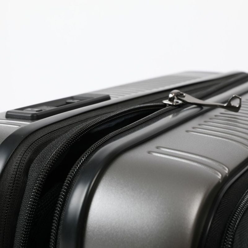 [レンタル] [1-3泊向けサイズ]BERMAS EURO CITY2 No.60295 フロントオープンファスナー38L 48cm ハードスーツケース ジェットブラックの宅配レンタル - 17