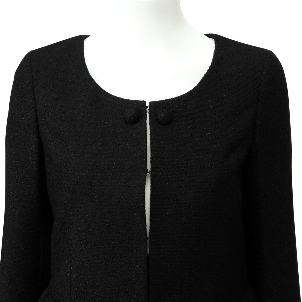 [レンタル] レッセパッセ セレモニースーツ2点セット(ジャケット+ワンピース) ブラックの宅配レンタル - 2