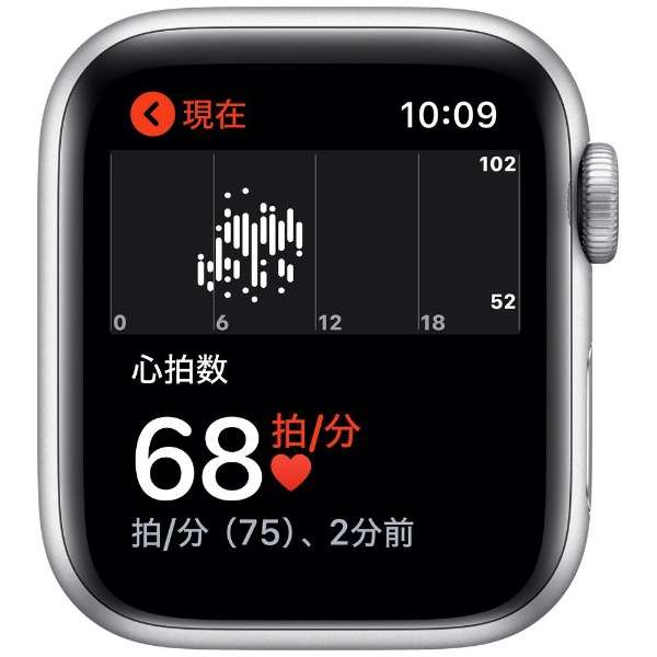 [レンタル] Apple Watch Series 5 GPS + Cellular 40mm シルバーアルミニウムケースホワイトスポーツバンド - 5
