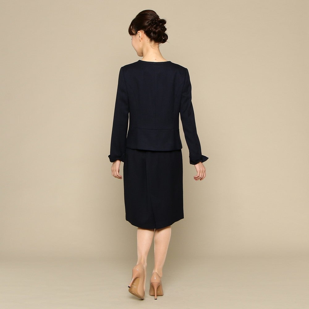 [レンタル] リフレクト セレモニースーツ2点セット(ノーカラージャケット+スカート)の宅配レンタル - 3