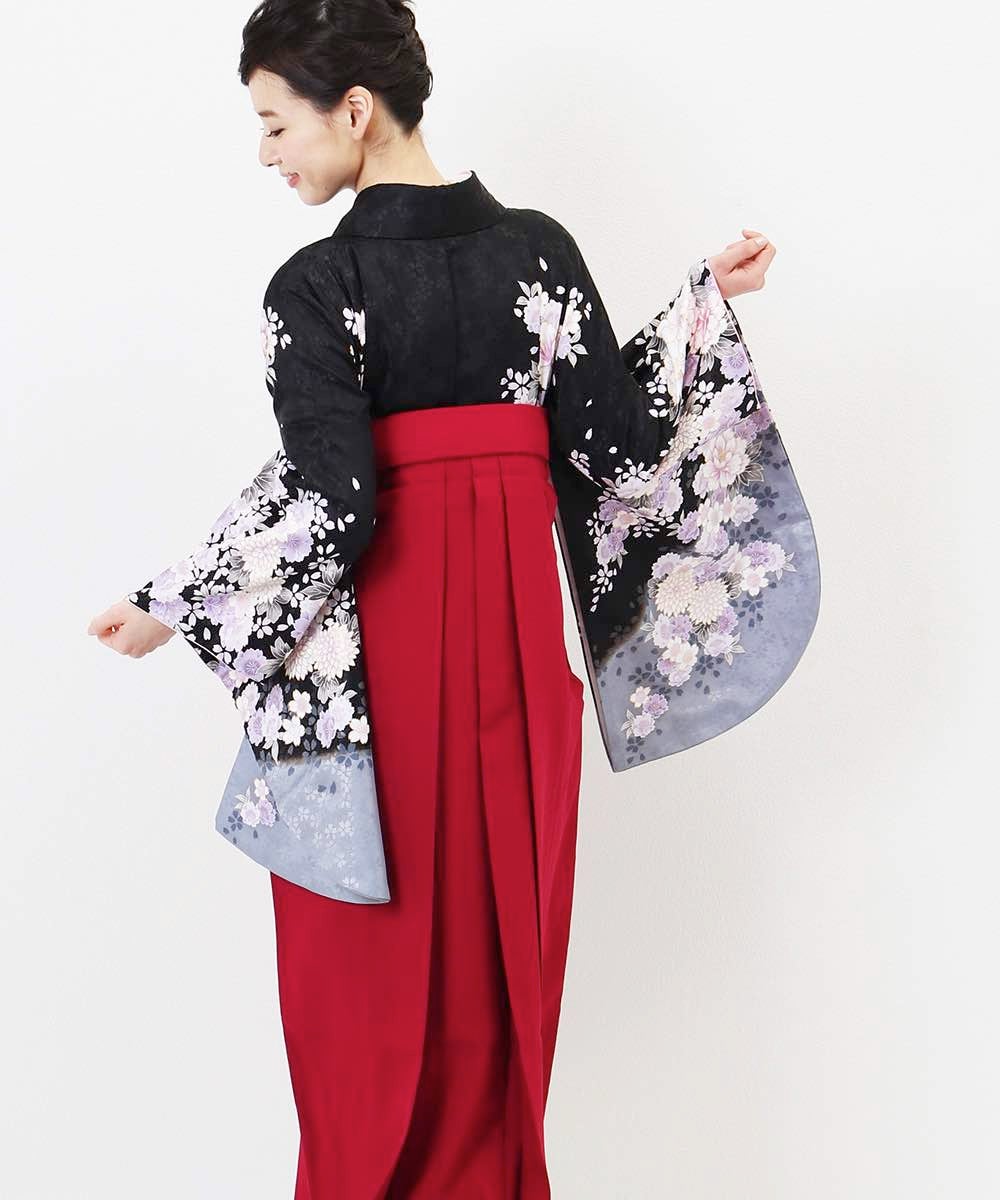[レンタル] 【対応身長157cm～165cm】卒業式 袴 レンタル フルセット 女性 袴セット-828の宅配レンタル - 13