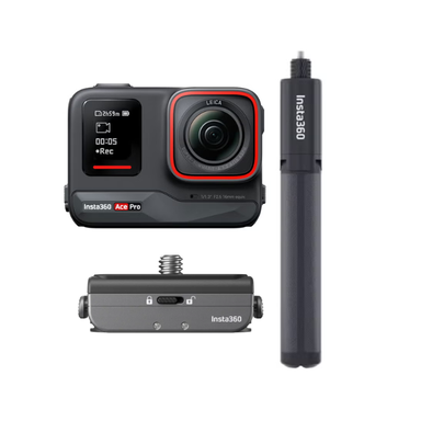 Insta360 Ace Pro アクションカメラ 見えない自撮り棒 + 三脚セット