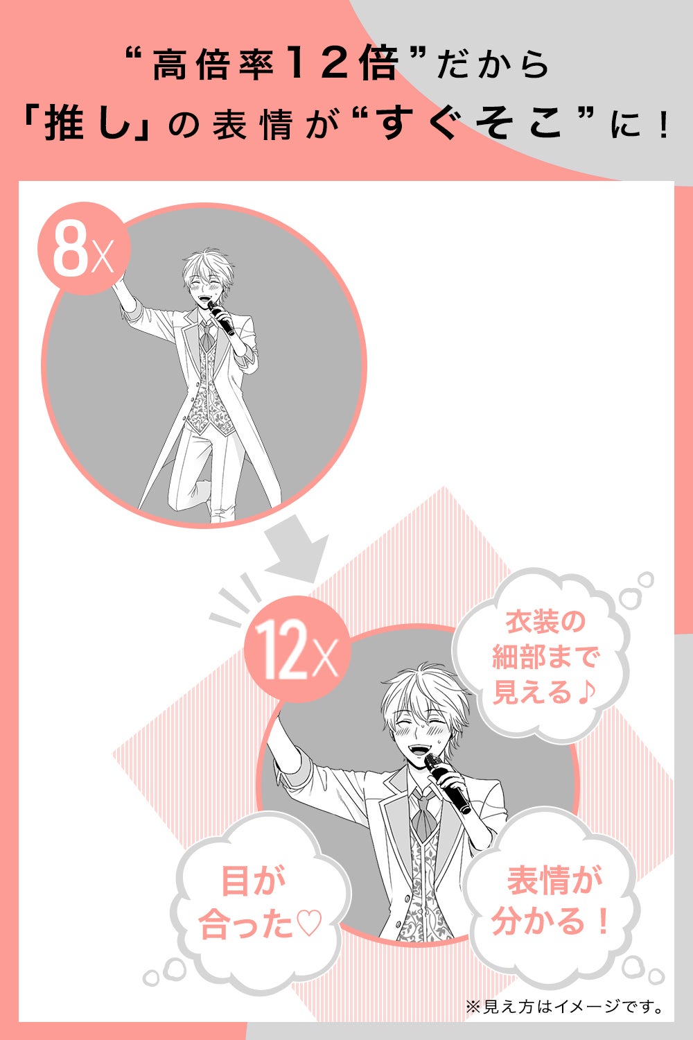 [レンタル] [倍率12倍] 富士フイルム FUJINON テクノスタビ TS12×28 コンサート・ライブ向け 防振双眼鏡 - 5