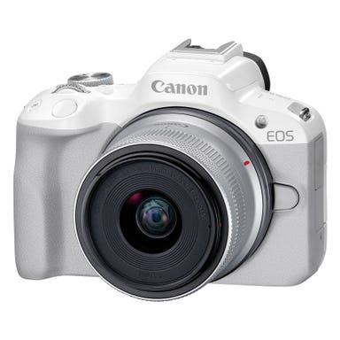 CANON EOS R50 RF-S18-45 IS STMレンズキット ミラーレス一眼 ホワイト