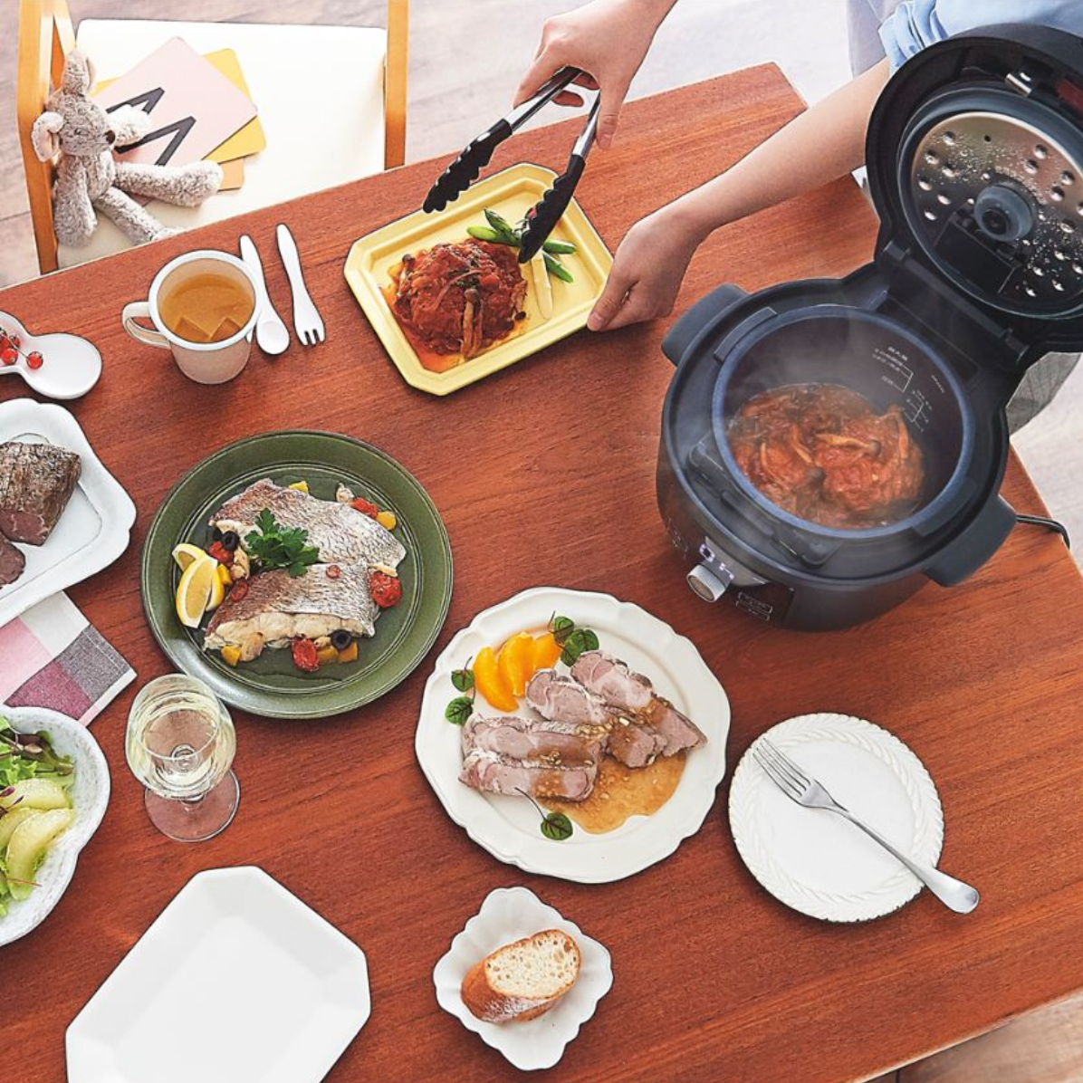 [レンタル] タイガー TIGER COOKPOT(クックポット) COK-A220 電気圧力鍋 - 9