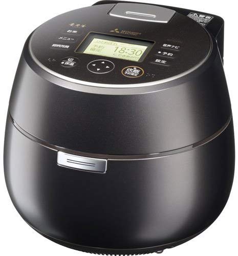 [5.5合炊き] 三菱電機 本炭釜 KAMADO NJ-AWA10 炊飯器 ブラック 1L