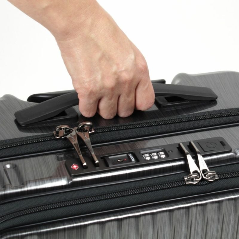 [レンタル] [1-3泊向けサイズ]BERMAS INTER CITY No.60523 33L ハードスーツケース ブラックヘアラインの宅配レンタル - 12