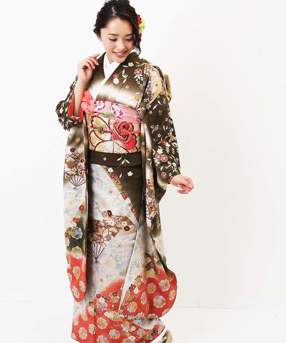 [レンタル] 【対応身長154-169cm】レンタル振袖フルセット-805の宅配レンタル - 8