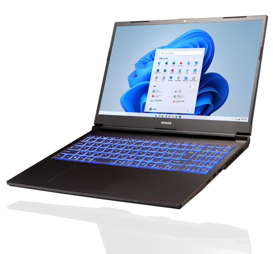 [レンタル] mouse(マウス) G-Tune P5-RT (Core™ i7-12700H /GeForce RTX™ 3050 Ti/15.6型/32GB/M.2 SSD 1TB(NVMe)/60Hz) ゲーミングノートパソコン 2205P5-RT-ADLABW11-H