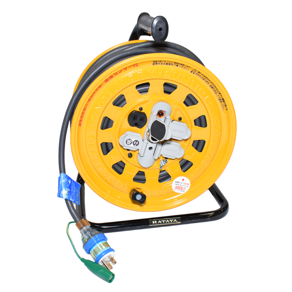 [レンタル] サンタイガーリール100V型(漏電遮断器付) コードリール BG-501KX - 1