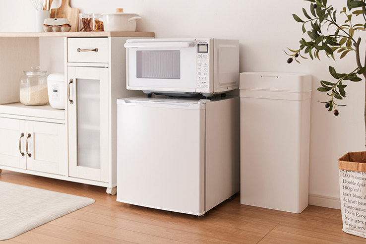 レンタル] [33L]simplus シンプラス 1ドア冷凍庫 SP-33LRFD1 ホワイト