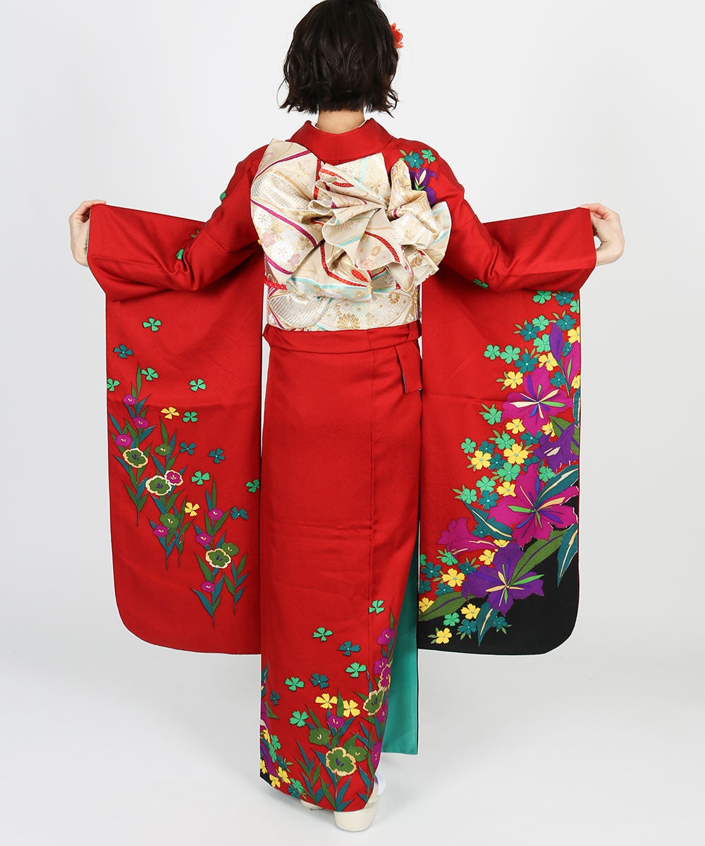 [レンタル] 【対応身長150-165cm】レンタル振袖フルセット-891の宅配レンタル - 5