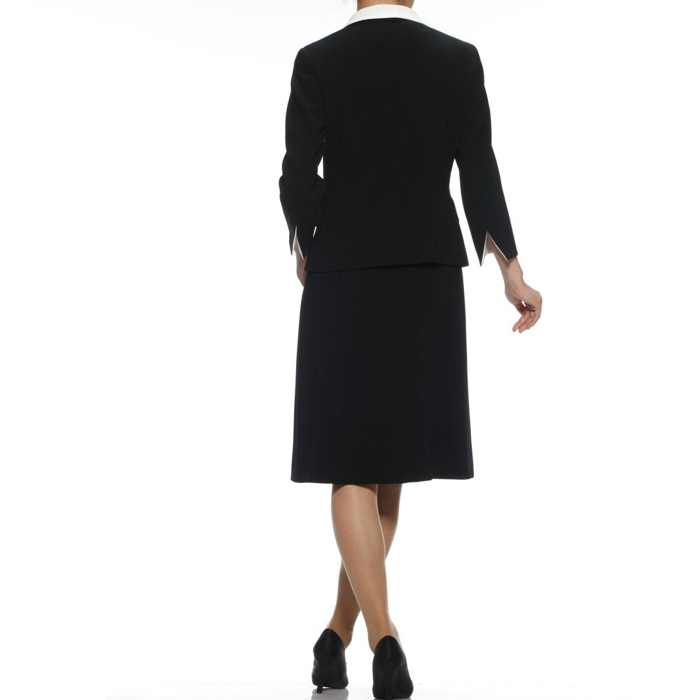 [レンタル] マックスマーラ セレモニースーツ2点セット(ジャケット+ワンピース) ブラック / ブルーの宅配レンタル - 6