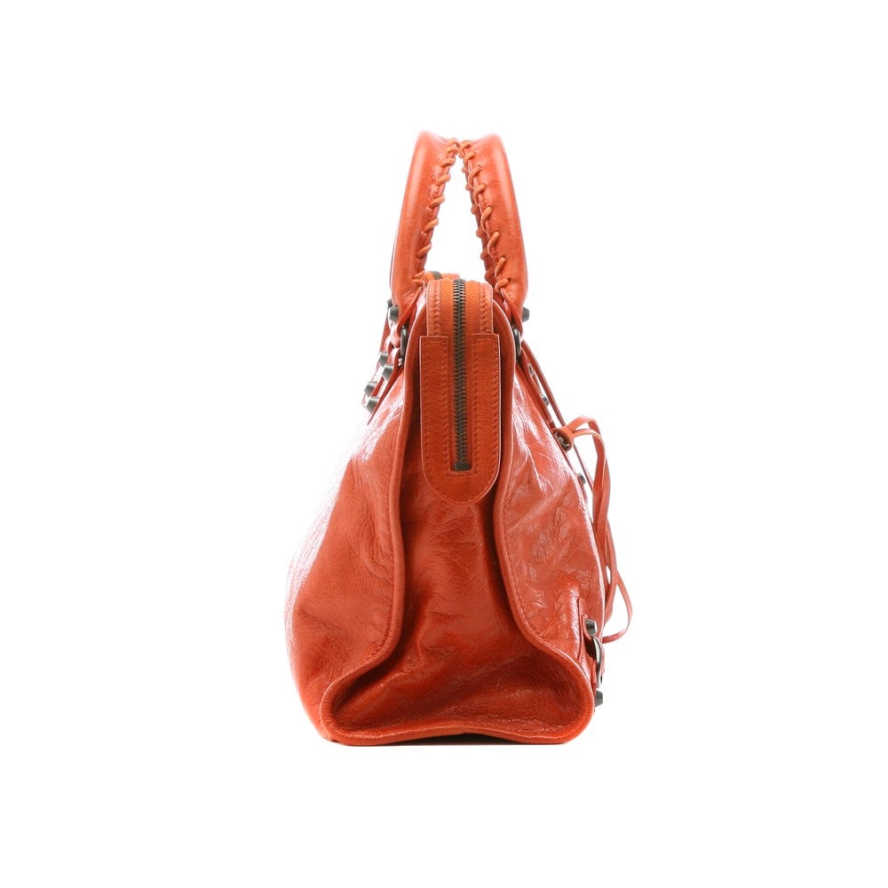 [レンタル] レディース バレンシアガ シティー レザー ハンドバッグ - 22