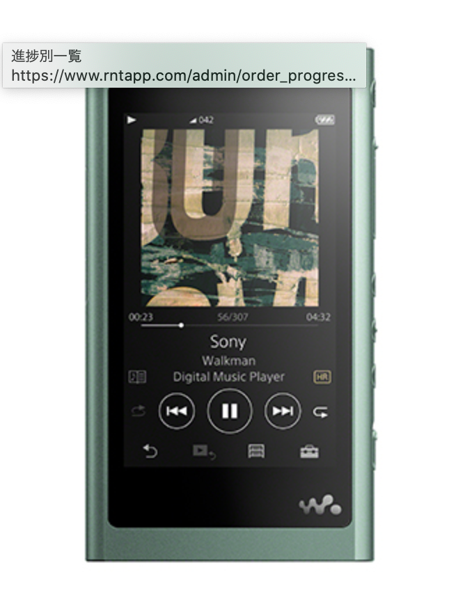 [レンタル] ソニー ウォークマン32GB Aシリーズ NW-A56HN - 5