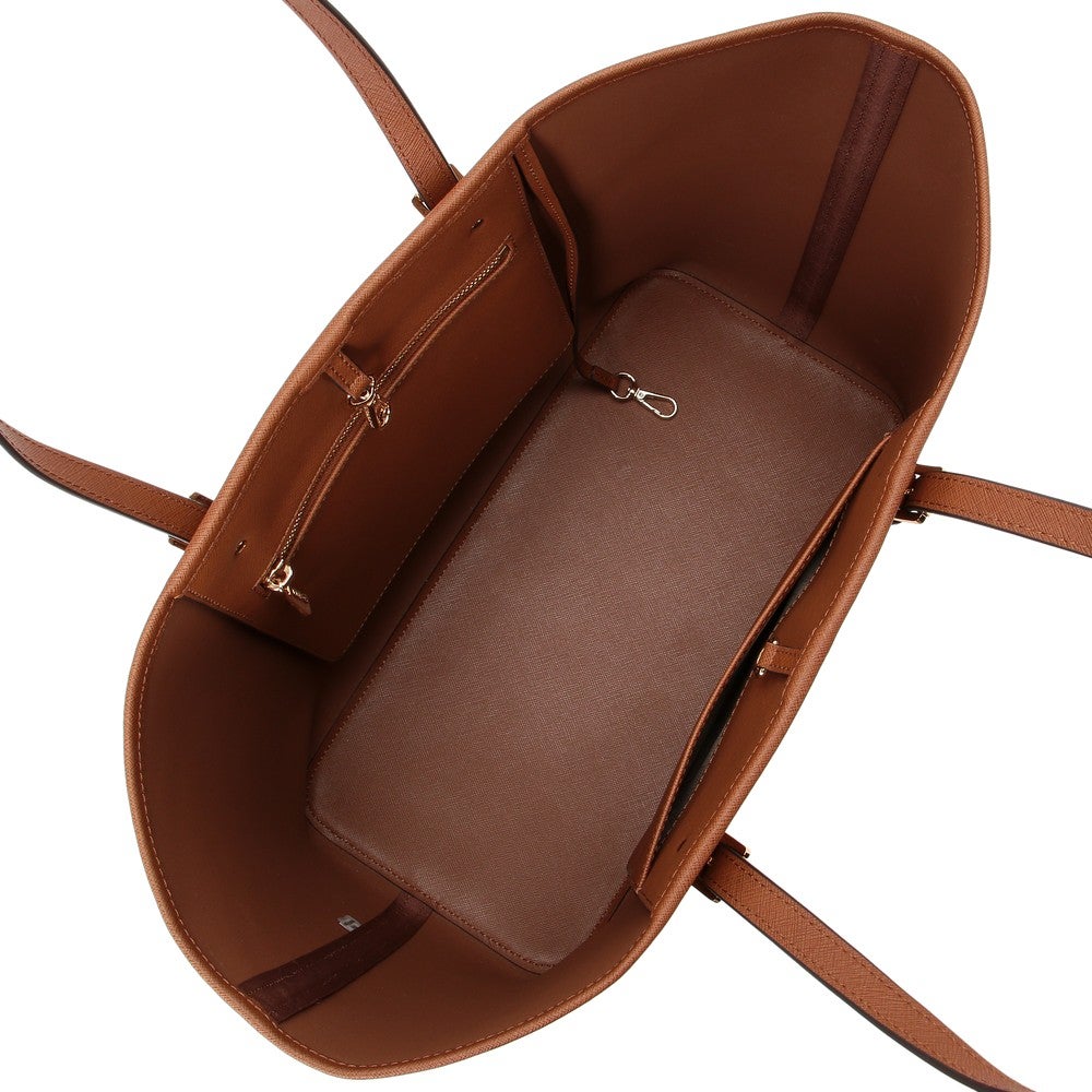 [レンタル] レディース マイケルコース 型押しレザー トートバッグ - 4