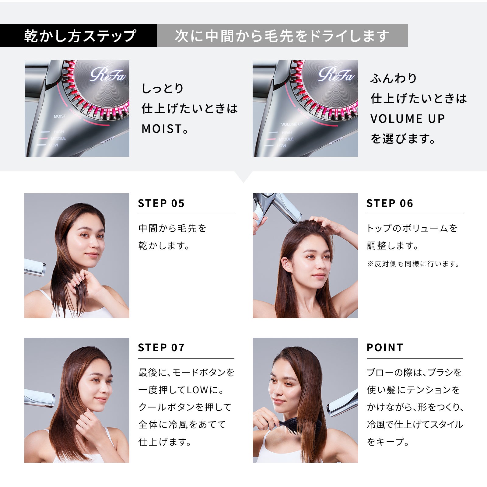 [レンタル] MTG ReFa BEAUTECH DRYER BX リファ ビューテック ドライヤー BX - 10