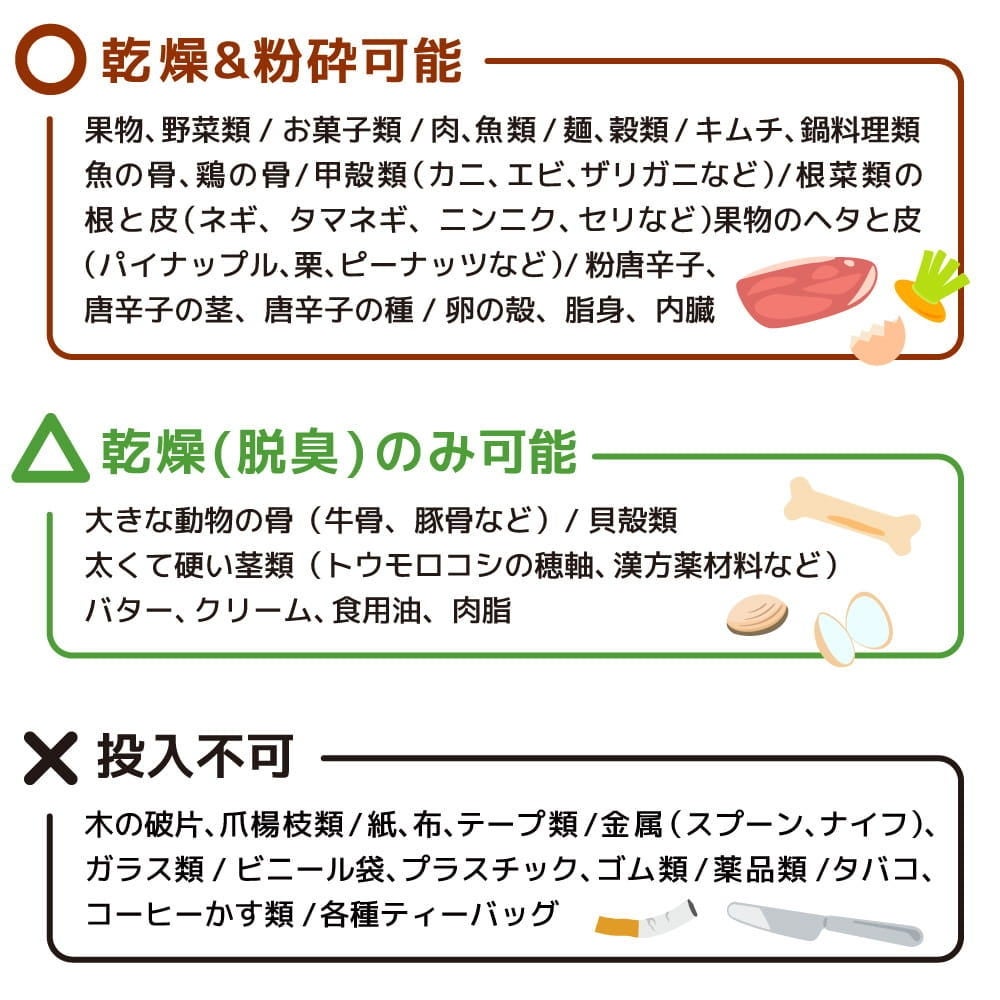 [レンタル] サンコー 3L生ごみ処理機 カラッと粉砕ゴミへらすん - 9