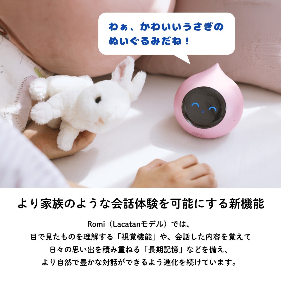 [レンタル] MIXI 会話AIロボットRomi（Lacatanモデル） - 9
