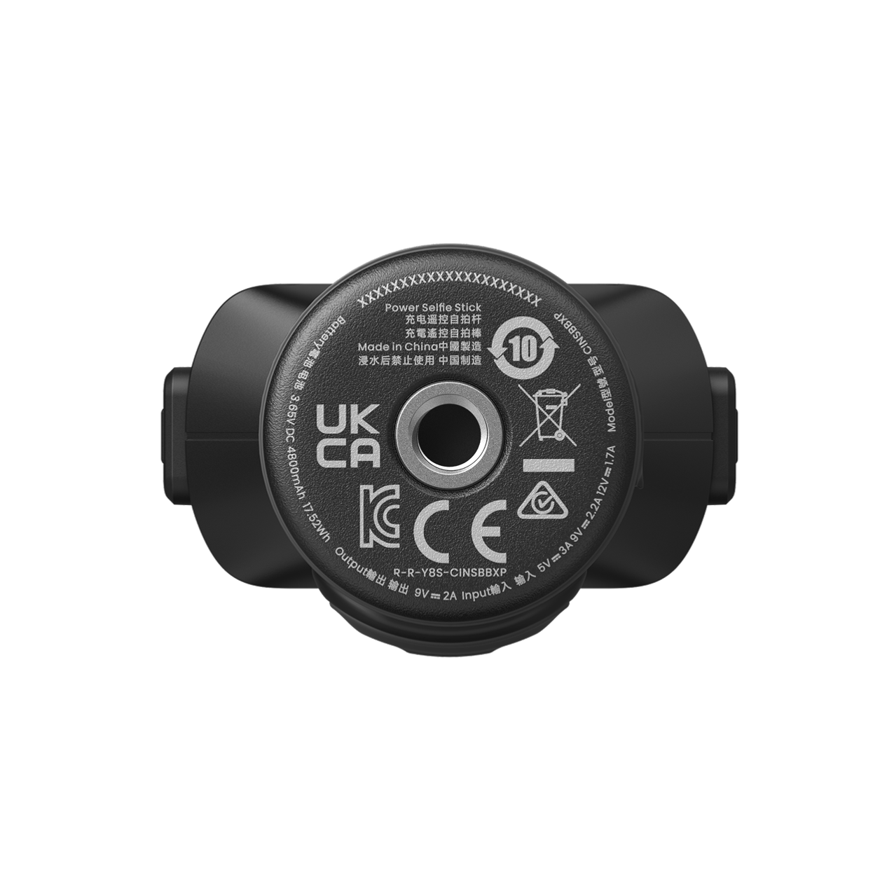 Insta360 X6 パワー自撮り棒 底面 ネジ穴と表記 - 5