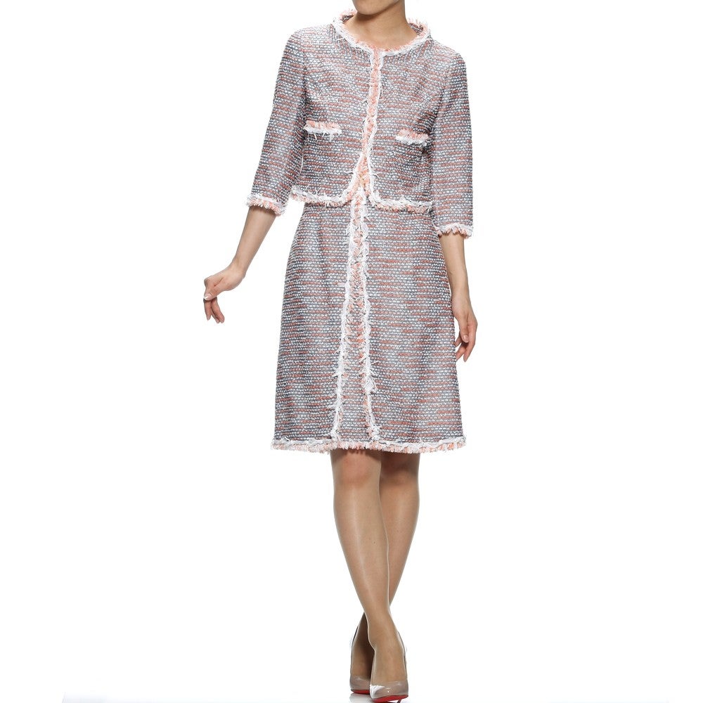 Rene ルネ　紺　スーツ　ジャケット　スカート　　36 入学式 René - ルネ お受験アンサンブル 受験スーツ ワンピース 紺 36の通販