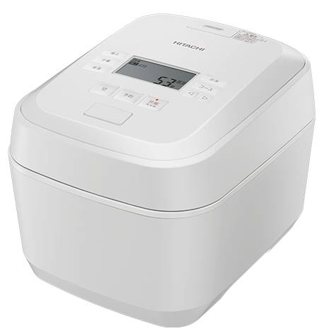 [レンタル] [5.5合炊き] 日立 ふっくら御膳 RZ-V100KM 沸騰鉄釜 圧力＆スチームIHジャー炊飯器 - 5