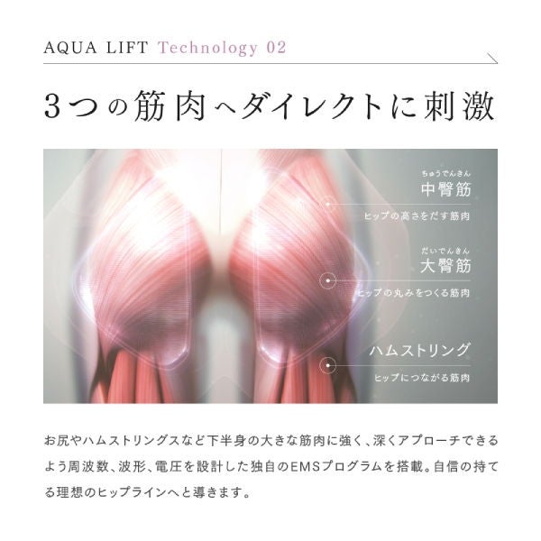 [レンタル] MYTREX(マイトレックス) AQUA LIFT EMSヒップトレーニングマシーン - 6