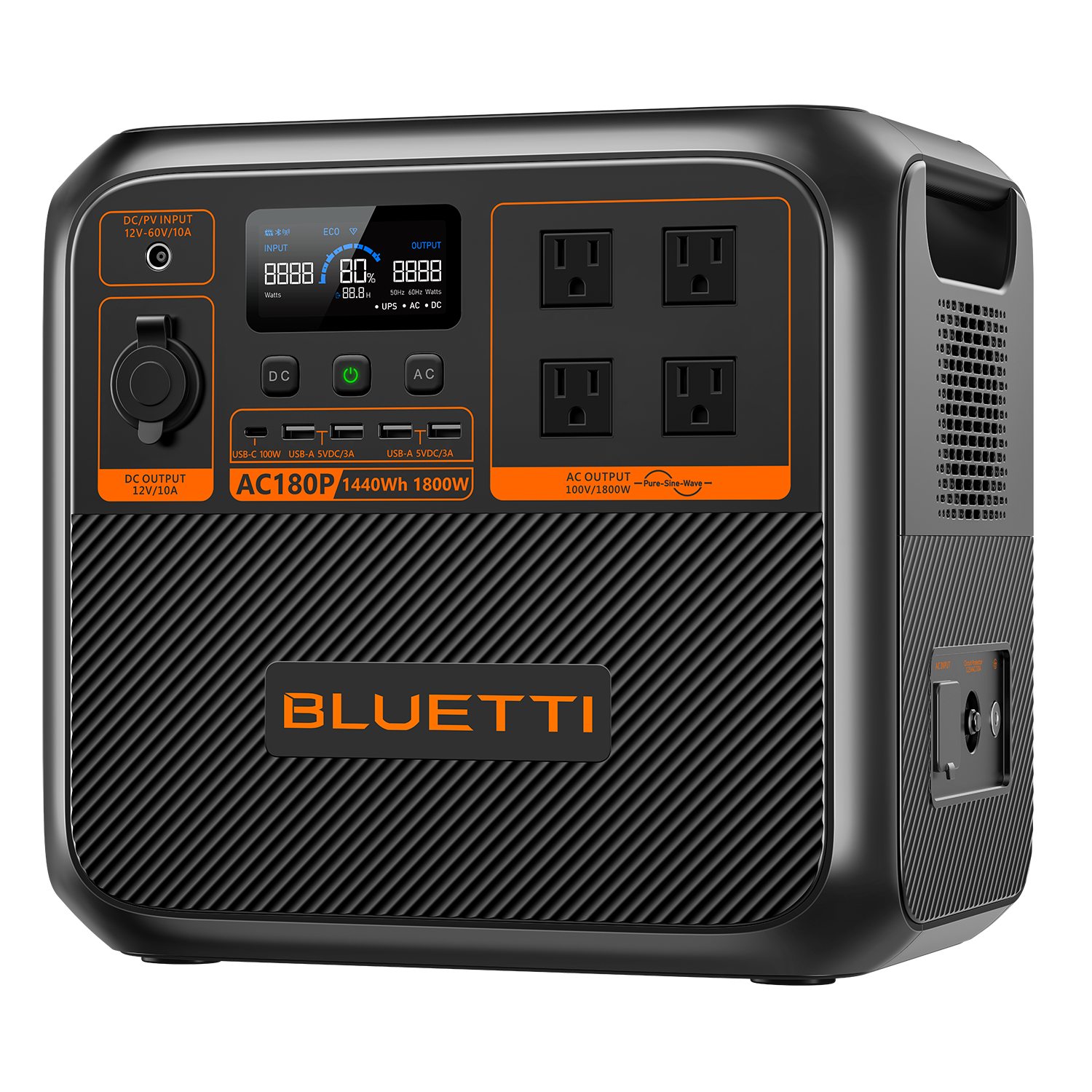 [レンタル] BLUETTI(ブルーティ) ポータブル電源 AC180P (1440Wh)