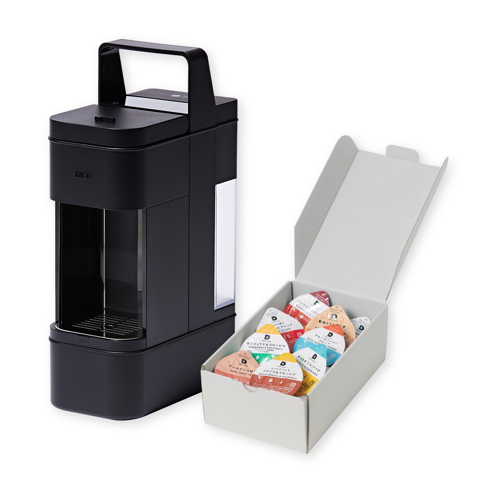 [レンタル] 【テイスティングキット付】UCC DRIP POD YOUBI ミッドナイトブラック