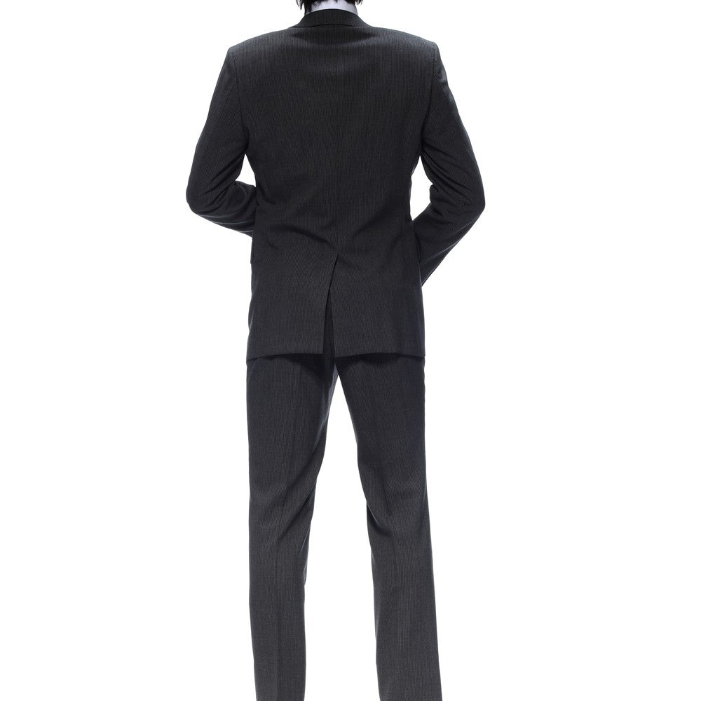 [レンタル] ダーバン ストライプ メンズスーツ2点セット(ジャケット+パンツ) グレーの宅配レンタル - 2