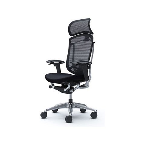 [レンタル] オカムラ コンテッサ セコンダ ハイバック メッシュタイプ 可動肘 ナイロンキャスター(カーペット向け) CC87BS-FPC1 オフィスチェア ※1都3県のみ対応 - 1