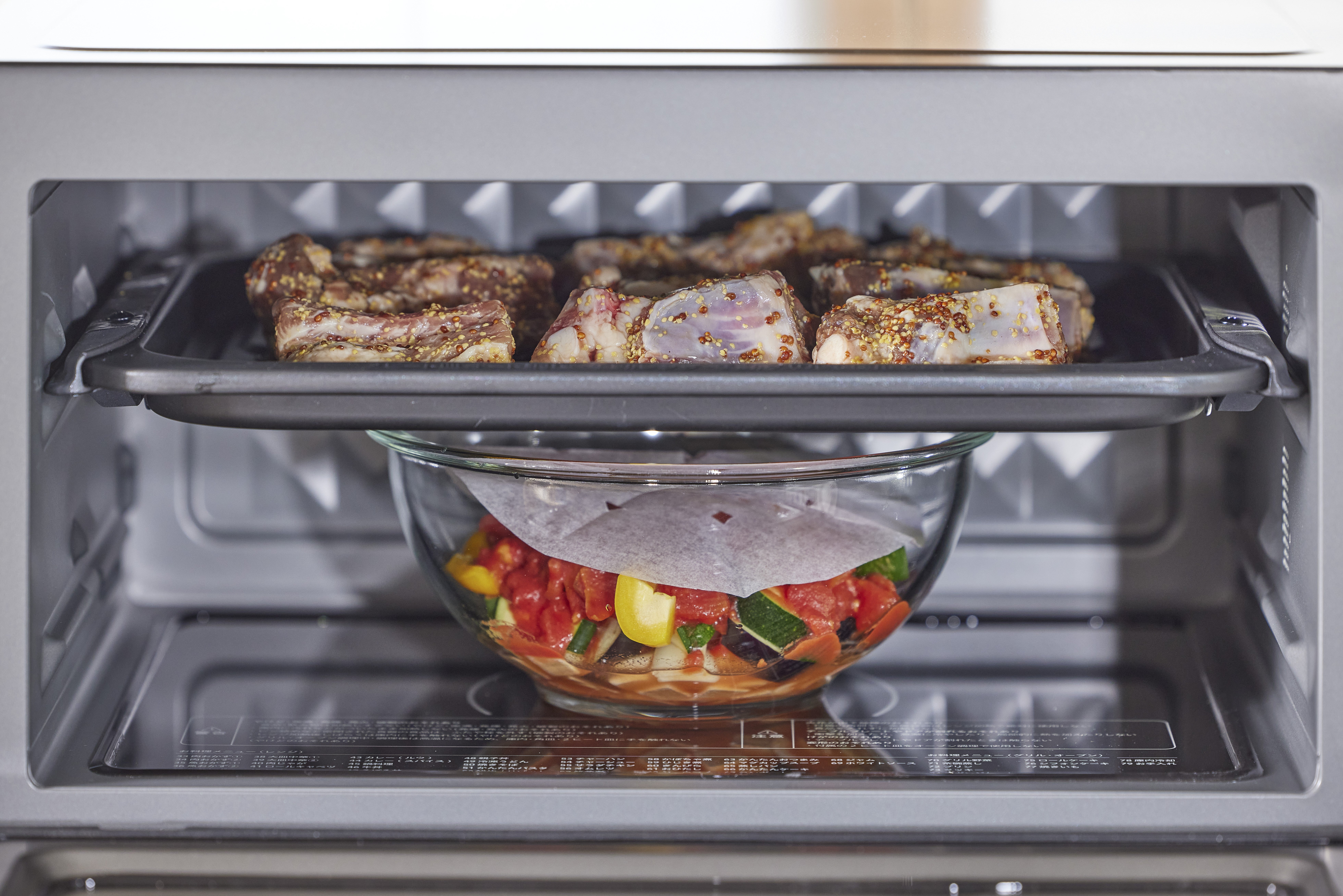 [レンタル] 【無料回収対象】[23L]シロカ おりょうりレンジ ぱりジュワッ SX-23G151 オーブンレンジ ブラック - 9