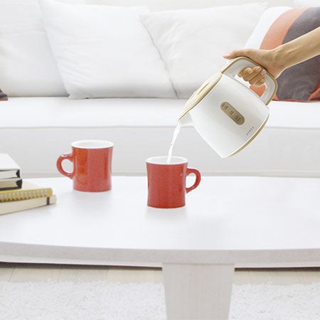 [レンタル] siroca 電気ケトル レンティオオリジナル RN-SEK-208(WH) 0.8L - 2